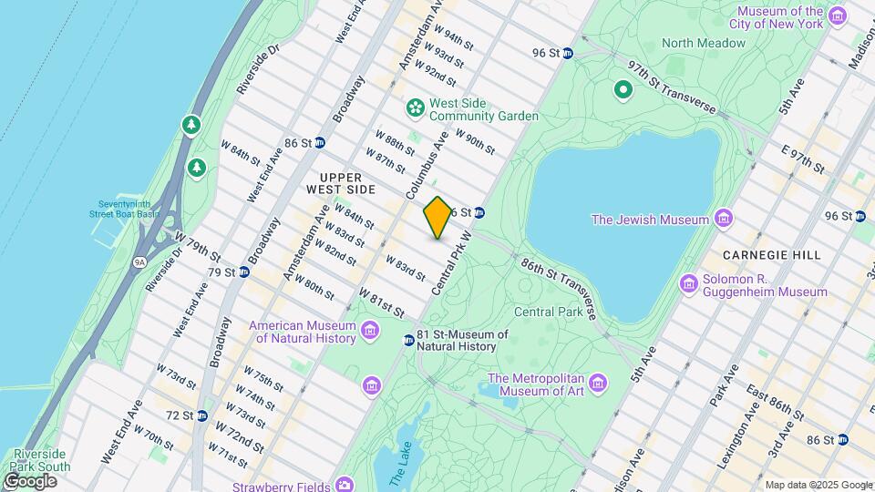 24 W 85th St Mapa y Detalles de la Ubicación