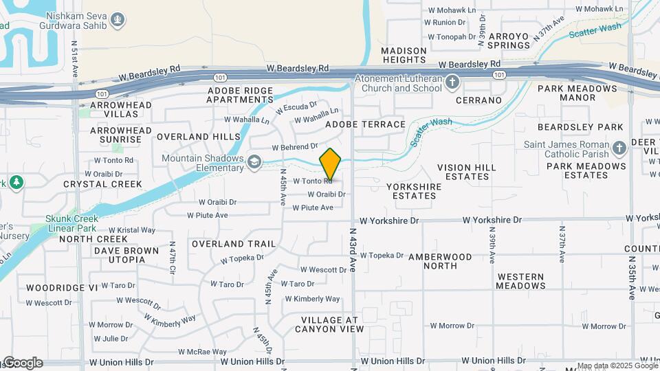 4331 W Tonto Rd Mapa y Detalles de la Ubicación