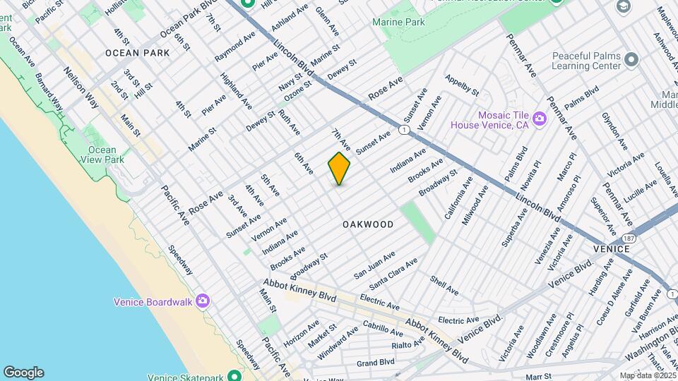 616 Vernon Ave Mapa y Detalles de la Ubicación