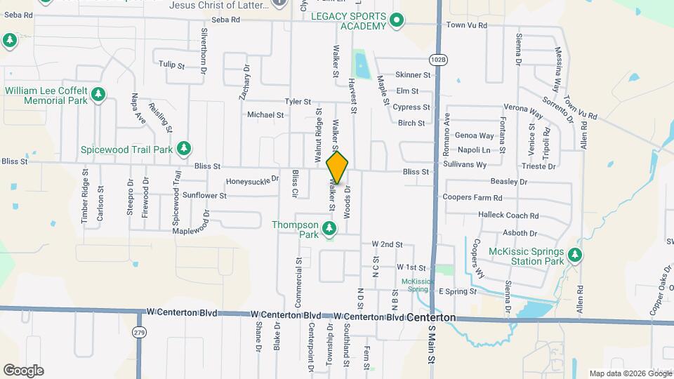 550 Walker St Map and Location Details