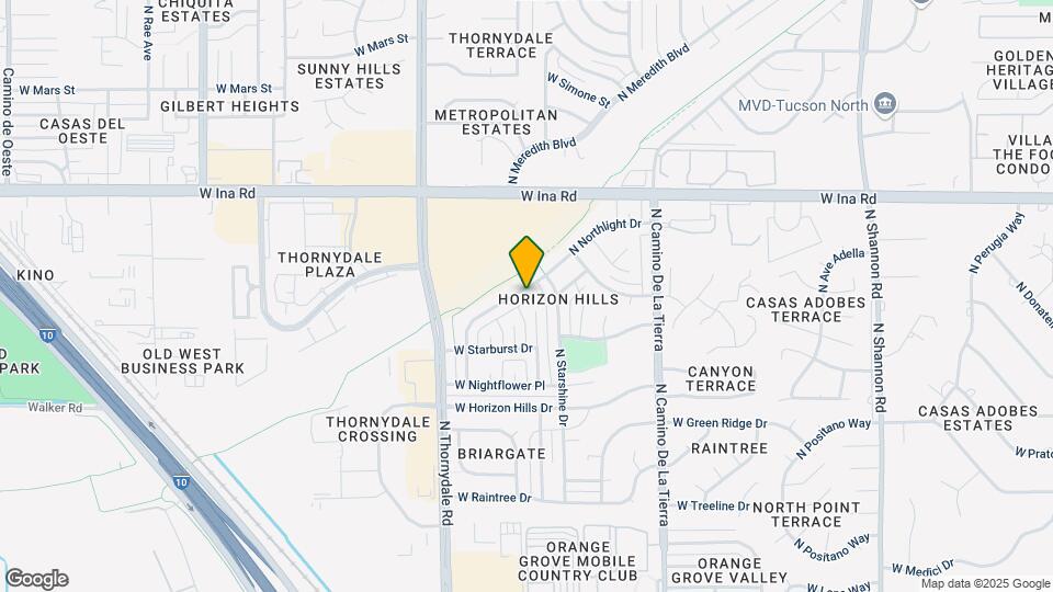 7032 N Northlight Dr Map and Location Details