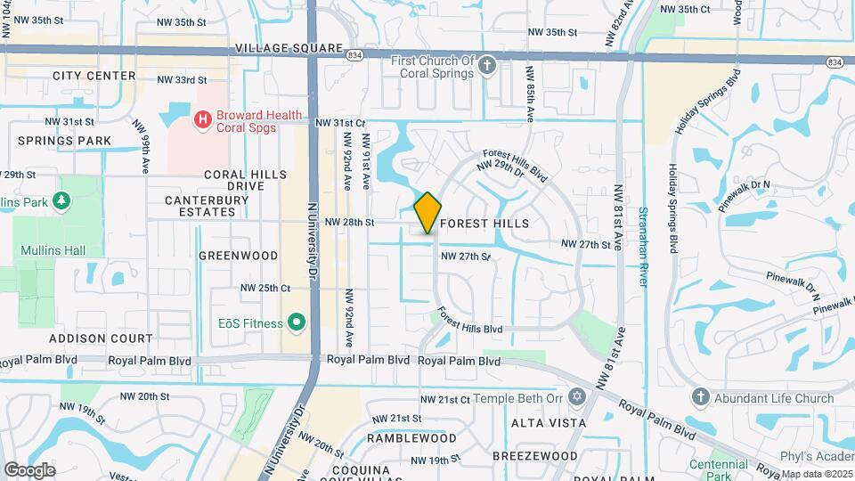 2700 Forest Hills Blvd Map and Location Details