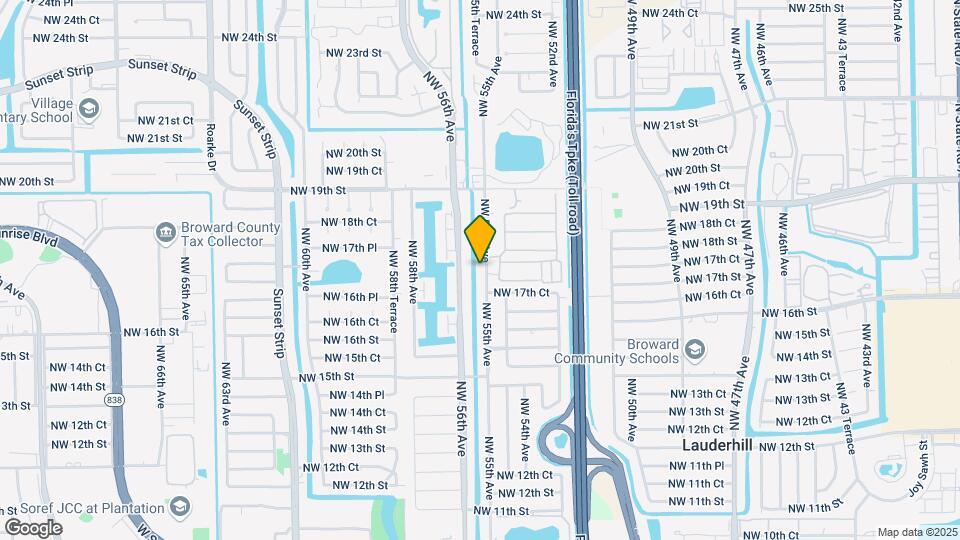 1775 NW 55th Ave Map and Location Details
