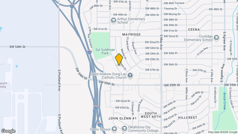 5504 S Independence Ave Map and Location Details