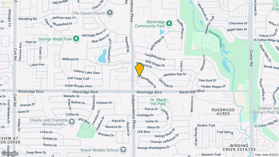 1401 Hill Lockwoods Dr Map and Location Details