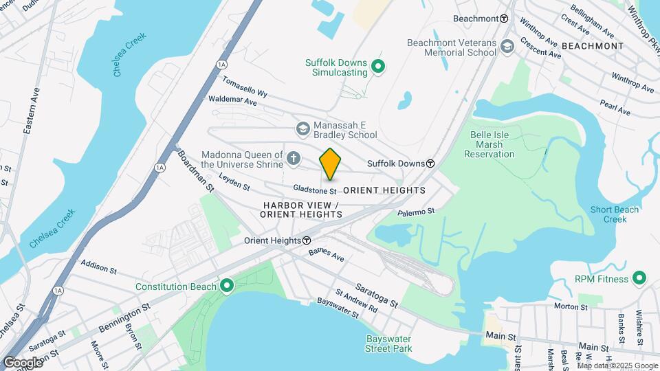 85 Gladstone St, Unit 1 Map and Location Details