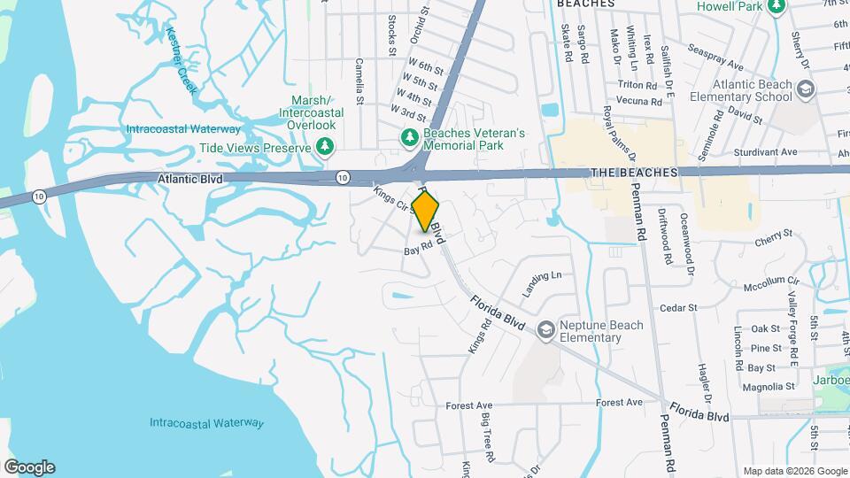 2102 Bay Rd Map and Location Details