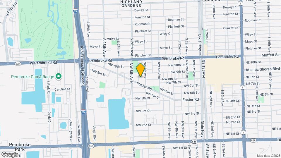 806 NW 7th Terrace Map and Location Details