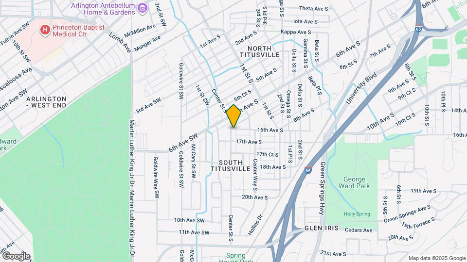 1601 Center St S Map and Location Details