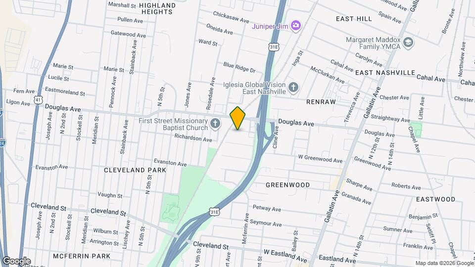 821 W McKennie Ave Mapa y Detalles de la Ubicación