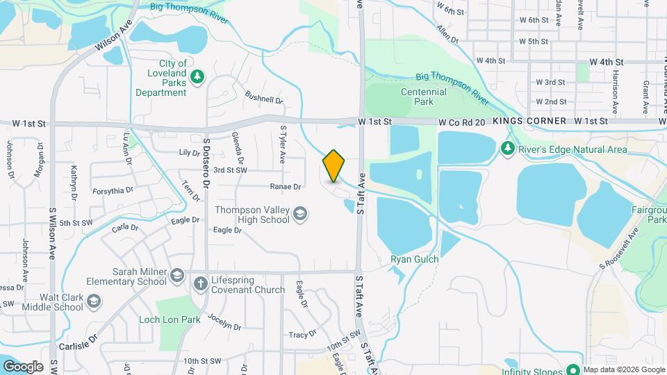 350 Audrey Dr Map and Location Details