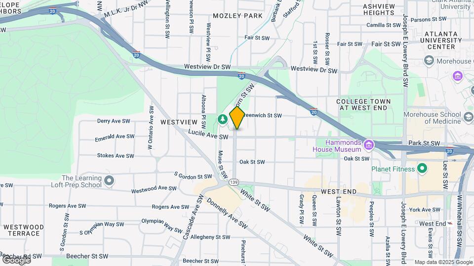 1355 Lucile Ave SW, Unit 1 Map and Location Details