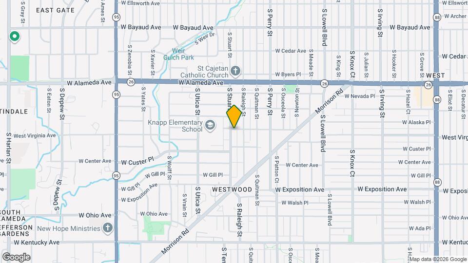 4280 W Virginia Ave Map and Location Details
