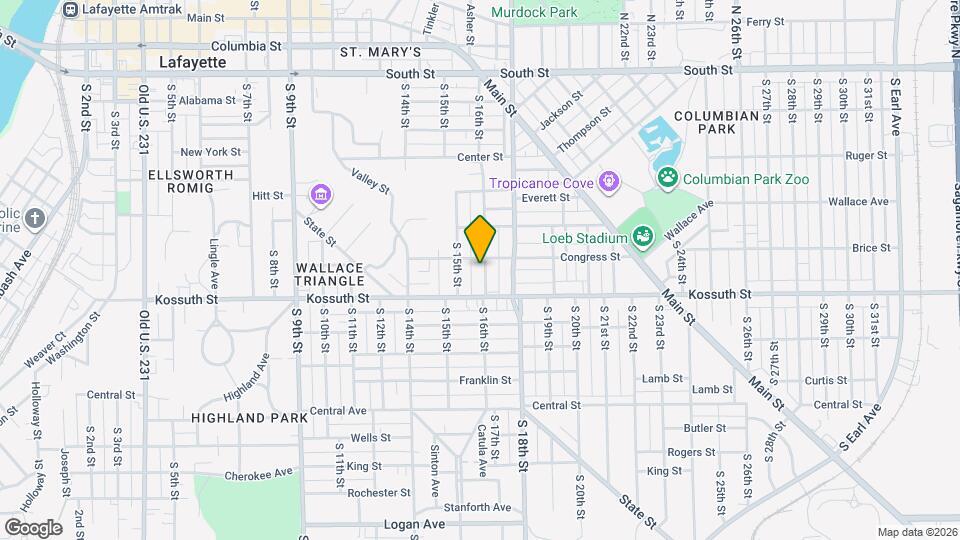 618 S 16th St, Unit #2 Map and Location Details