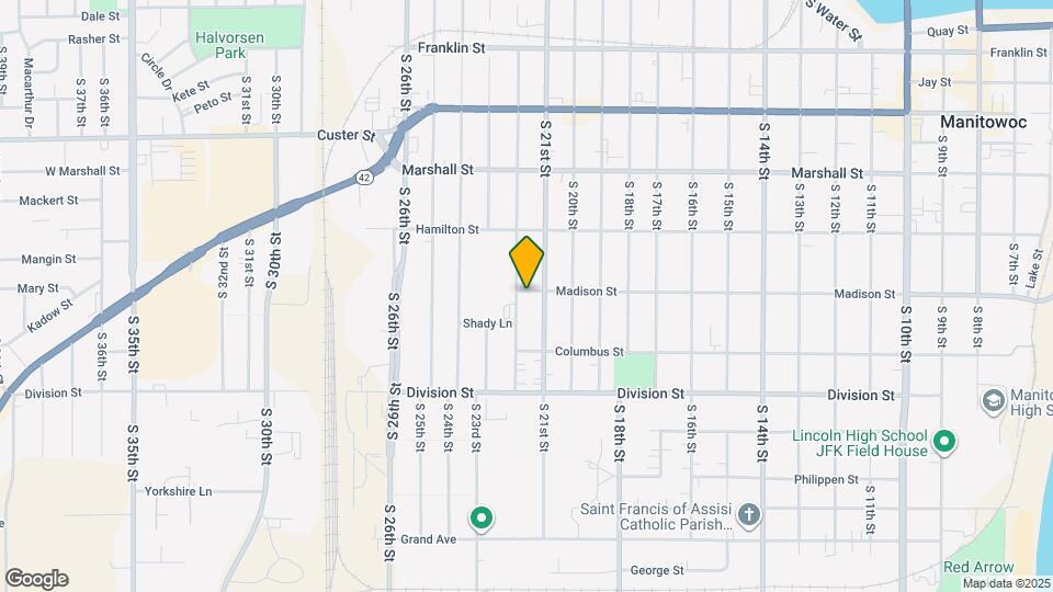 2111 Madison St Map and Location Details