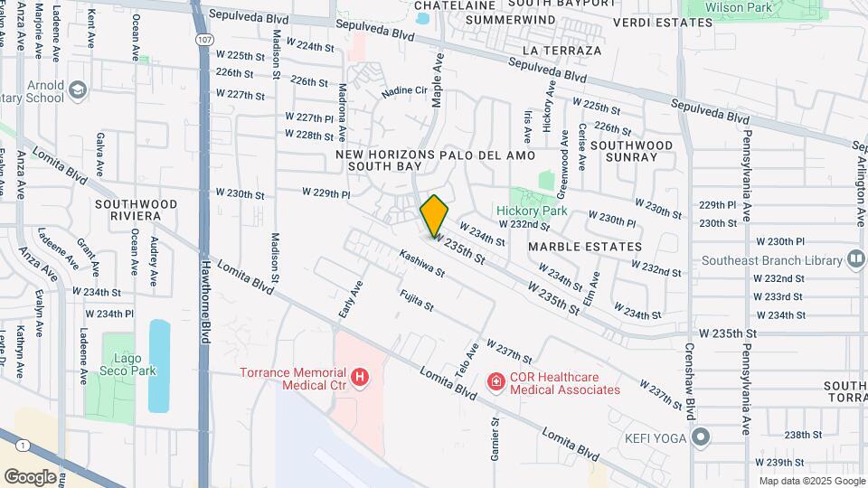 2960 W 235th St Mapa y Detalles de la Ubicación