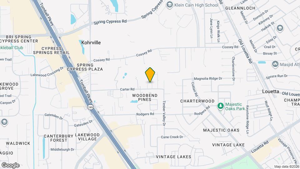 16311 Luzerne Dr Map and Location Details