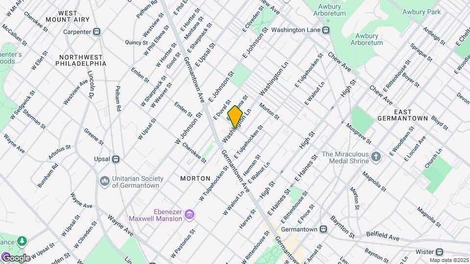 50 E Washington Ln, Unit 3rd floor Map and Location Details