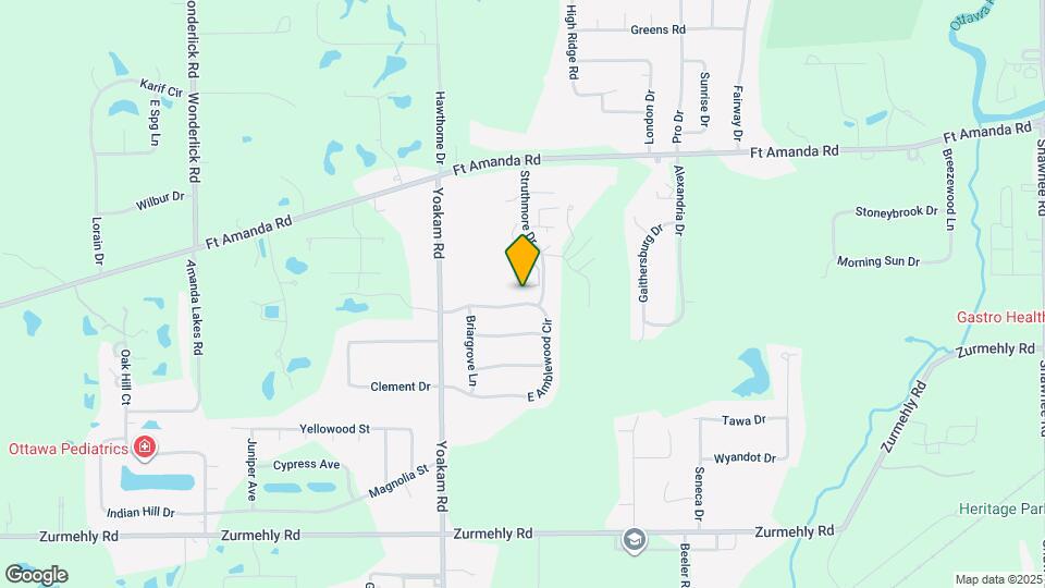 3614 N Amblewood Cir Map and Location Details