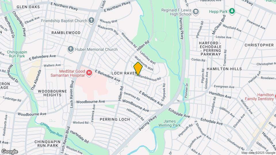 1811 Ramblewood Rd Map and Location Details