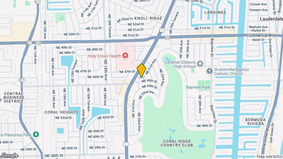 4501 NE 21st Ave, Unit 406 Map and Location Details