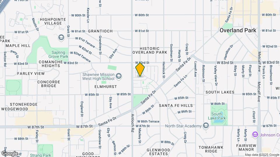 8602 W 84th St Map and Location Details