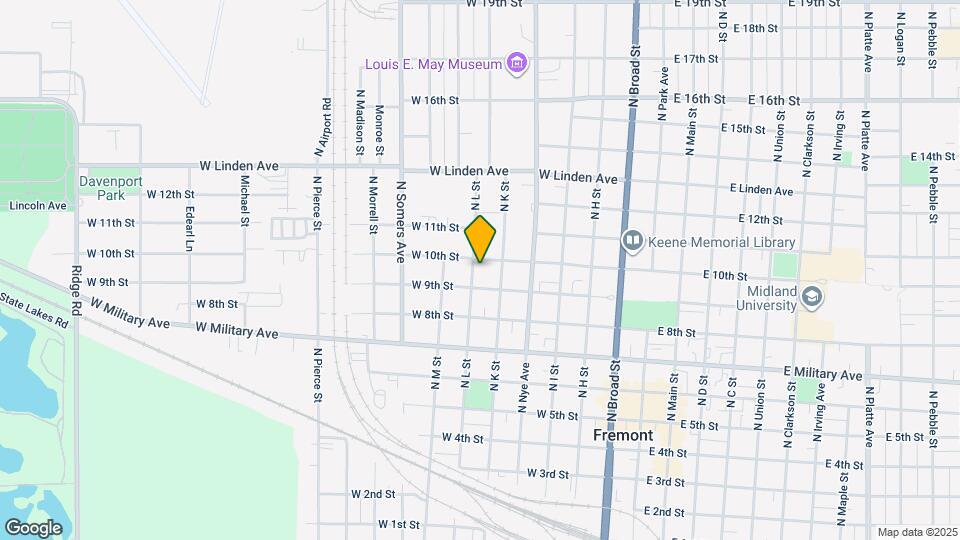 936 N L St Map and Location Details
