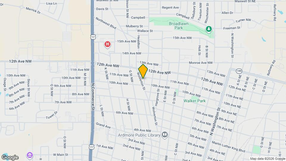 1005 Harris St NW Map and Location Details