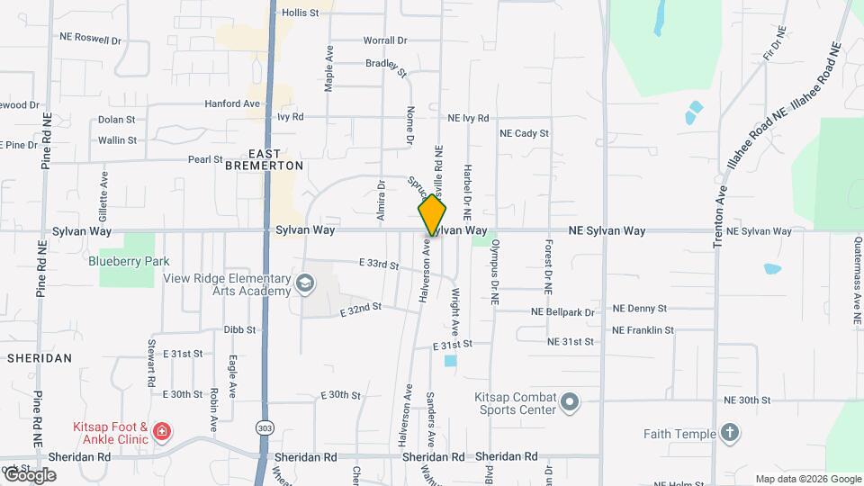 3326 Halverson Ave Map and Location Details