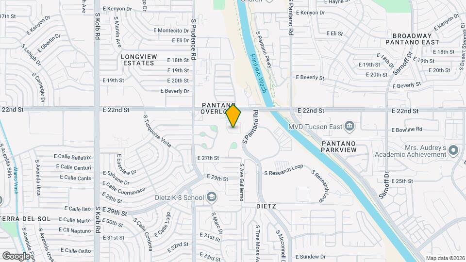 7668 E 22nd St Map and Location Details