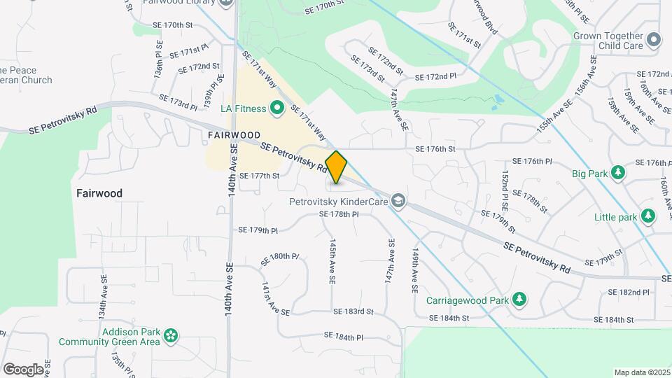 14401 SE Petrovitsky Rd Map and Location Details