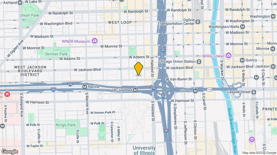 331 S Peoria St, Unit 405 Map and Location Details