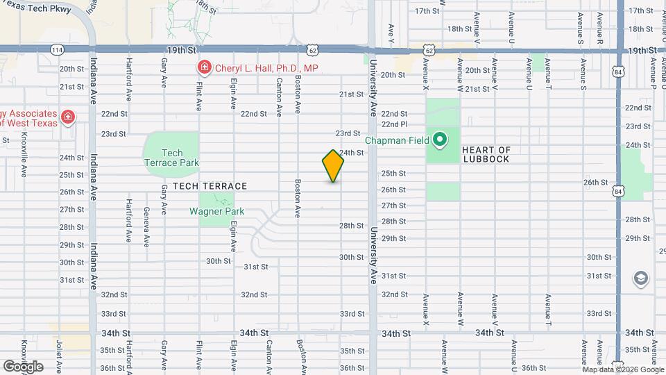 2606 26th St Map and Location Details