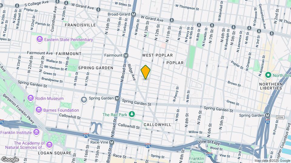 624 N 12th St Map and Location Details