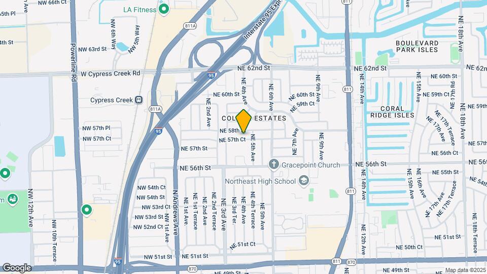 371 NE 57th Ct Map and Location Details