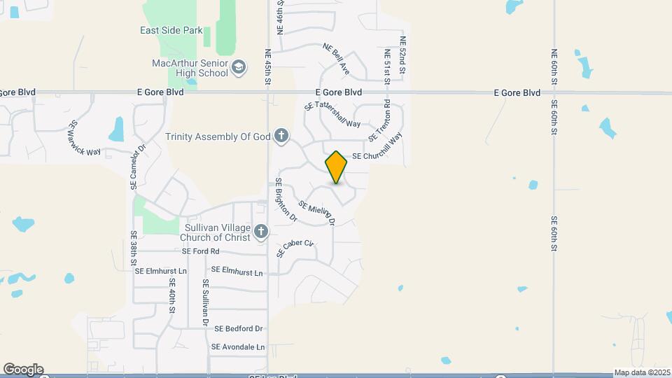 4734 SE Sunnymeade Map and Location Details