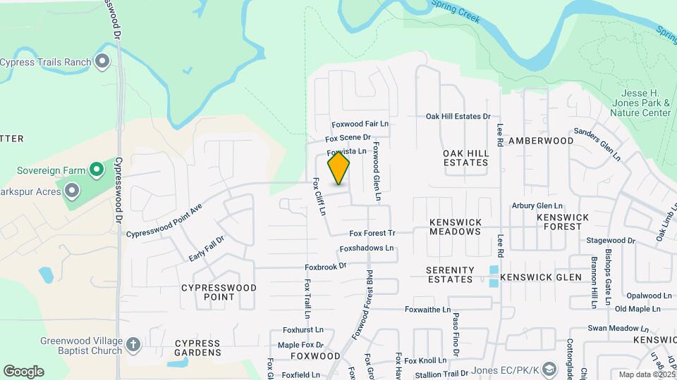 7211 Foxwalk Ln Map and Location Details