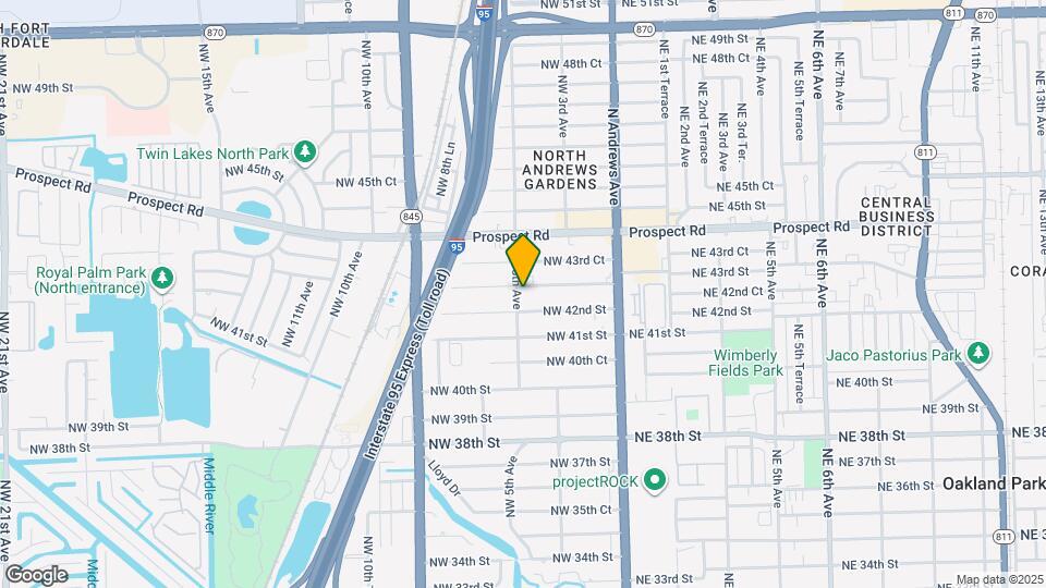 484 NW 43rd St Map and Location Details