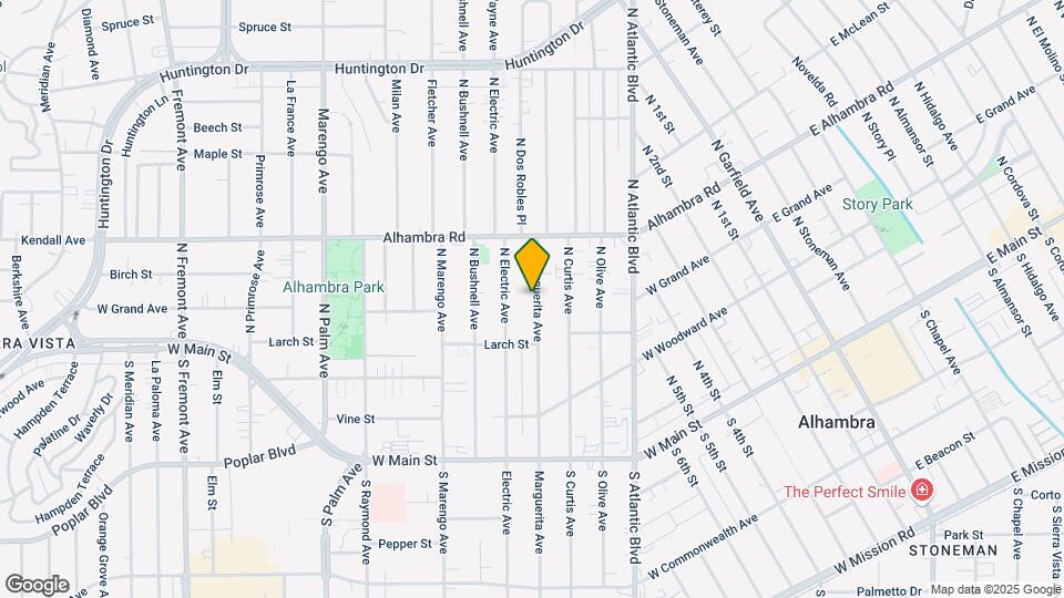 421 N Maguerita Ave Mapa y Detalles de la Ubicación