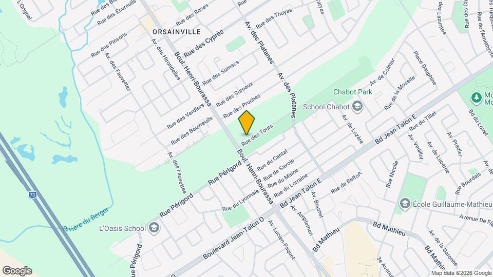 2217 Des Tours Rue Map and Location Details