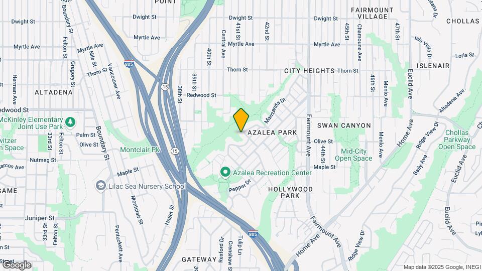 4130 Manzanita Dr Map and Location Details