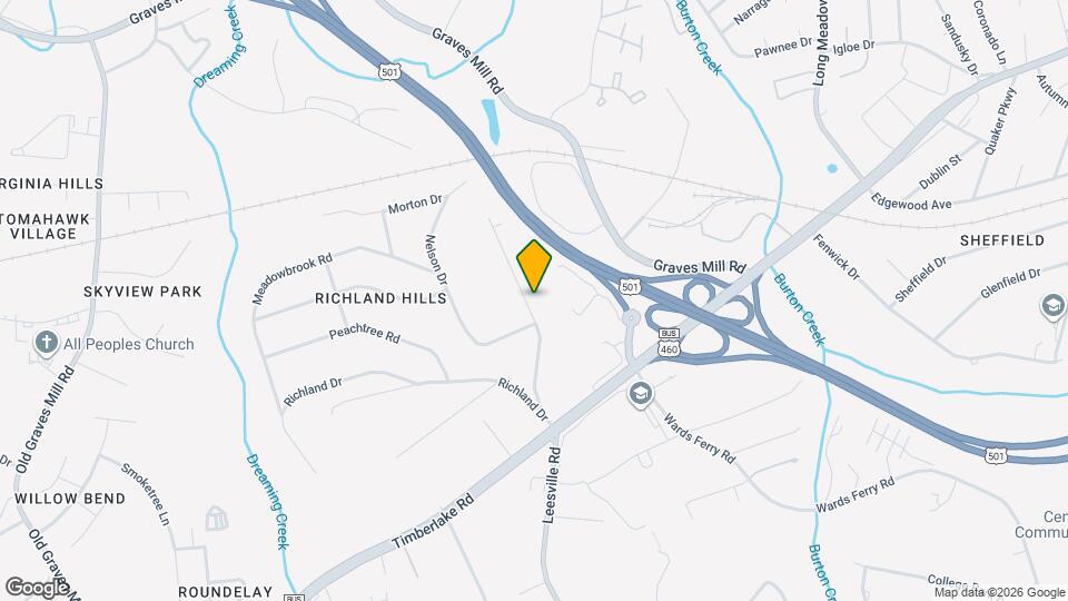 1422 Brookville Ln Map and Location Details