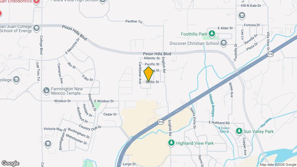 4501 Arctic St Map and Location Details