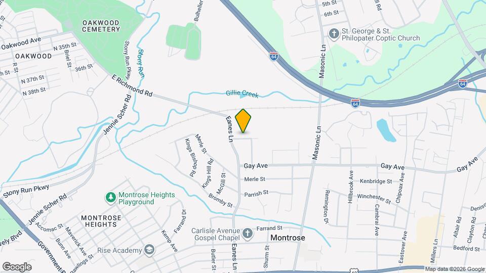 2506 Inman Ave Map and Location Details