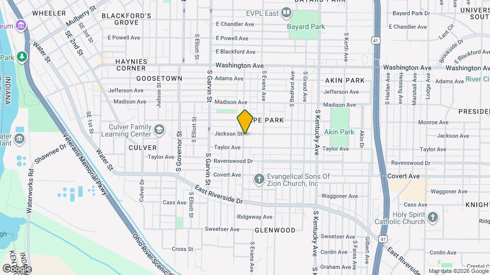 701 Jackson Ave Map and Location Details