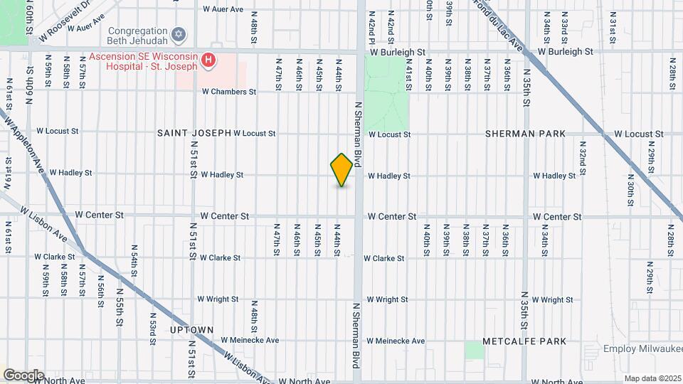 2748 N 44th St Map and Location Details