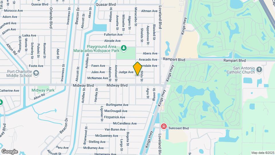 1620 Maracaibo St Map and Location Details