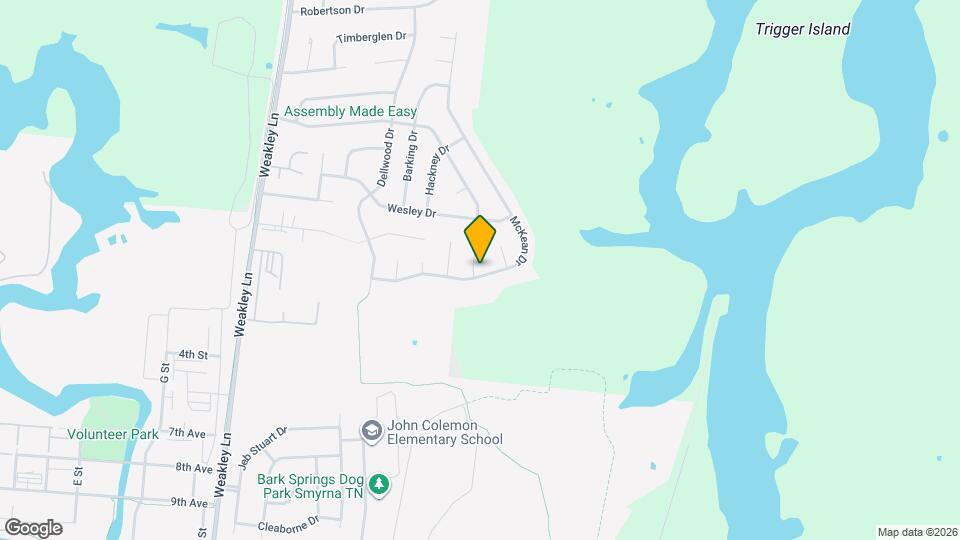 800 Chilhowee Ct Mapa y Detalles de la Ubicación