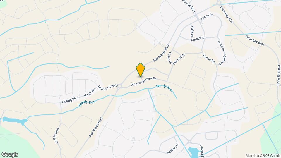 207 Parkwood Vista Way Mapa y Detalles de la Ubicación