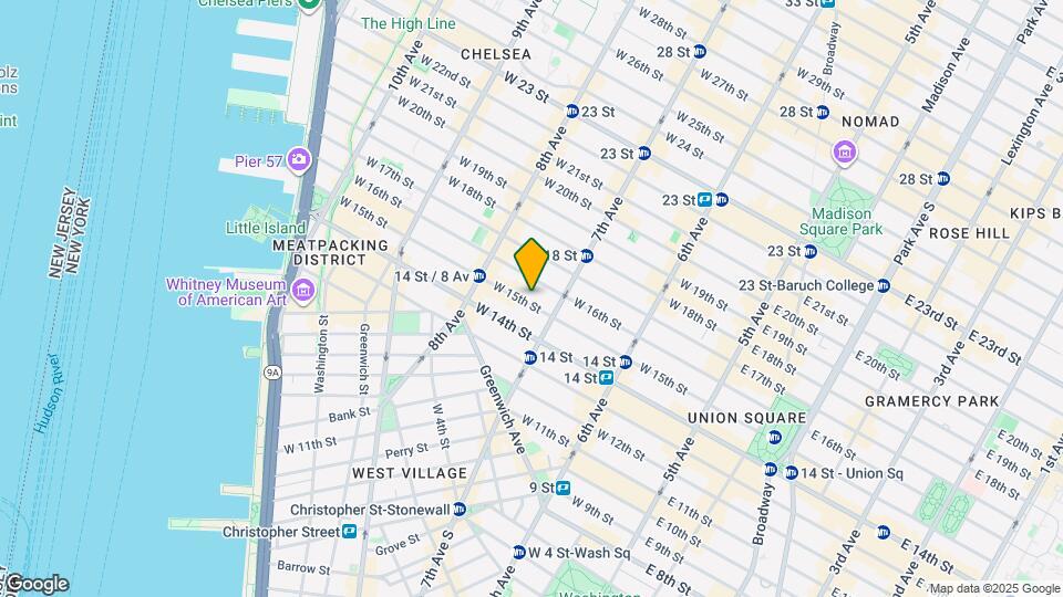 219 W 15th St Map and Location Details